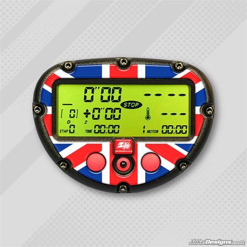 Union jack style - gel, sticker