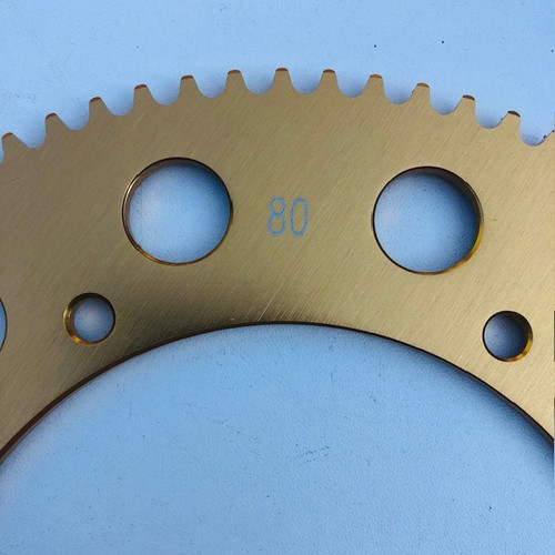 80t alloy gold kart sprocket - 80t,